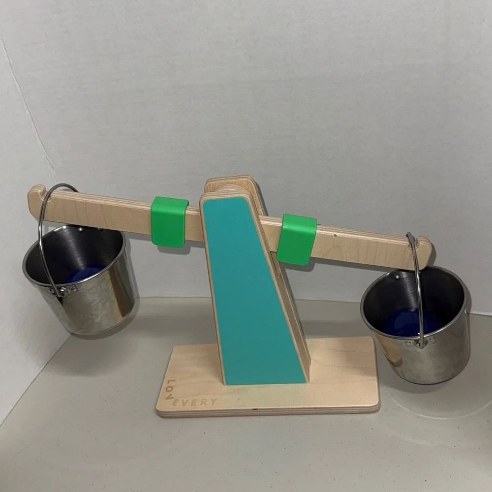 LOVEVERY Opposite Balls & Which Weigh Scale Montessori Learning 2 Toys EUC